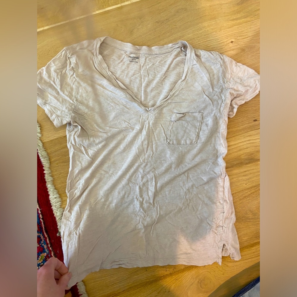 grey pocket tee by Madewell